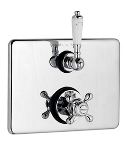 Picture of TRADITIONAL Twin Concealed and Exposed Thermostatic Shower Valve