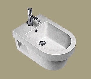 Picture of ZERO Zero 55 wall hung bidet 1 taphole only