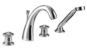 Picture of Imperial Gioiello 4 Hole bath filler and handset kit