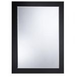 Picture of Eve Bevelled mirror with black glass frame Roper Rhodes
