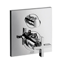 Picture of Thermostatic mixer for concealed installation with shut off valve and cross head handle