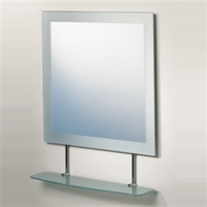 Picture of Eclipse square mirror with shelf Roper Rhodes