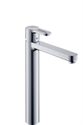 Picture of Single lever highriser basin mixer with 10mm connections for wash bowls with waste set