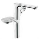 Picture of Single lever highriser basin mixer with waste set