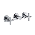 Picture of 2handle bath and shower mixer for concealed installation with cross handles