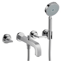 Picture of 3 hole bath mixer with lever handles