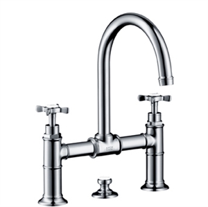 Picture of 2 handle basin mixer with waste set