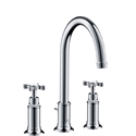 Picture of 3 hole basin mixer with waste set