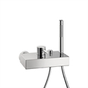 Picture of Single lever bath and shower mixer for exposed fitting