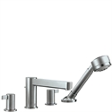 Picture of 4 hole tile mounted bath and shower mixer