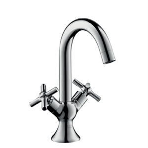 Picture of 2 handle basin mixer for standard basins with waste set