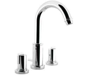 Picture of Imperial Crystal 3 hole basin mixer