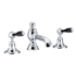 Picture of Three Hole Basin Mixer Colonial Spout