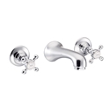 Picture of Three Hole Wall Mounted Basin Mixer - Short Reach Spout
