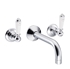 Picture of Three Hole Wall Mounted Basin Mixer - Long Reach Spout