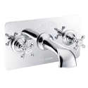 Picture of Three Hole Wall Mounted Bath Filler With Engraved Concealing Plate