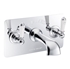 Picture of Three Hole Wall Mounted Bath Filler With Engraved Concealing Plate