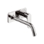 Picture of Single lever basin mixer with plate and long spout
