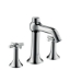 Picture of 3 hole basin mixer with cross head handles